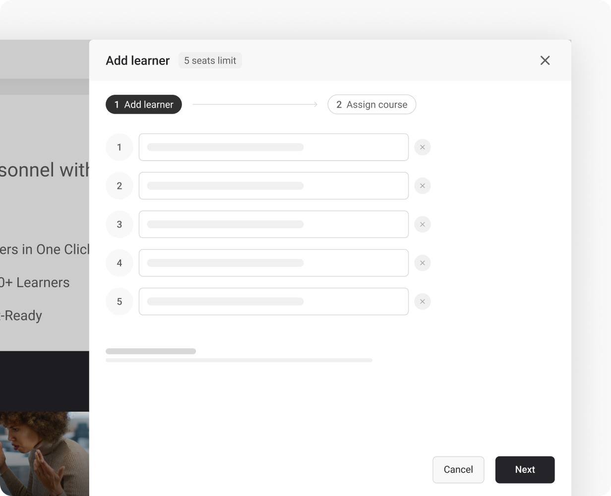 Image for Add your learners