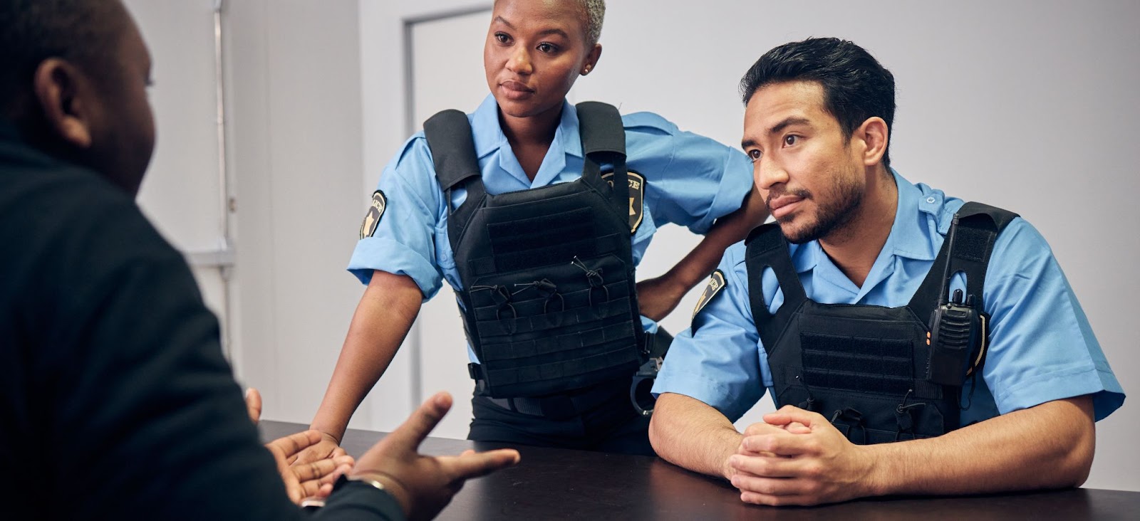 security professionals conducting vetting processes