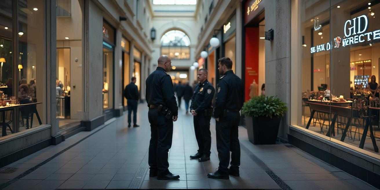 A team of SIA licensed security officers on duty