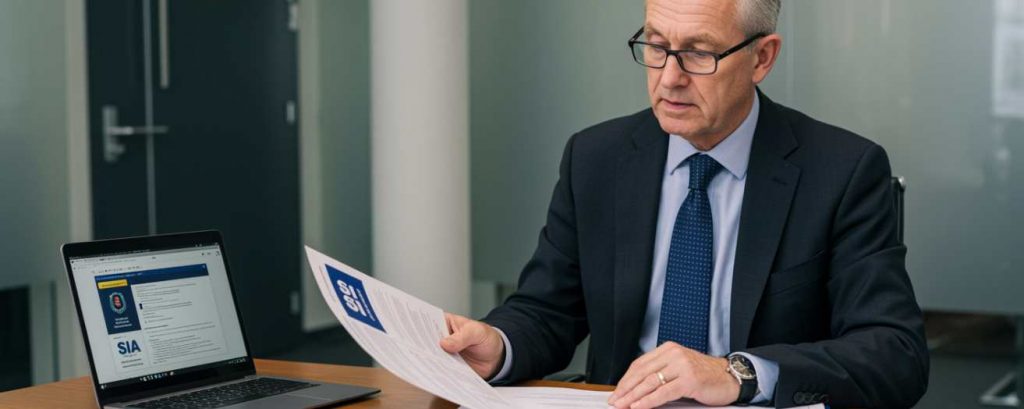 security leader reviewing policy